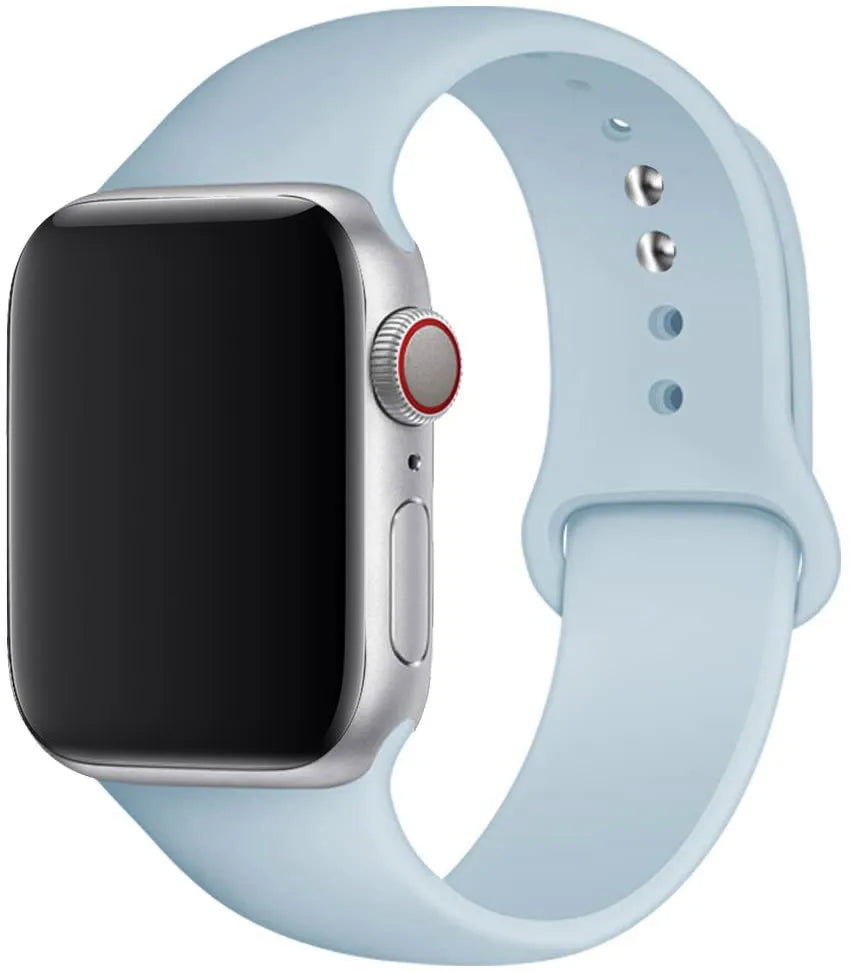 Silicone band For Apple Watch strap 44mm 49mm 40mm 41mm 46mm 42mm 45mm 38mm sports bracelet iWatch series 10 9 8 7 5 SE ultra 2