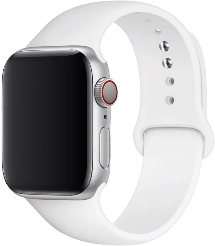 Silicone band For Apple Watch strap 44mm 49mm 40mm 41mm 46mm 42mm 45mm 38mm sports bracelet iWatch series 10 9 8 7 5 SE ultra 2