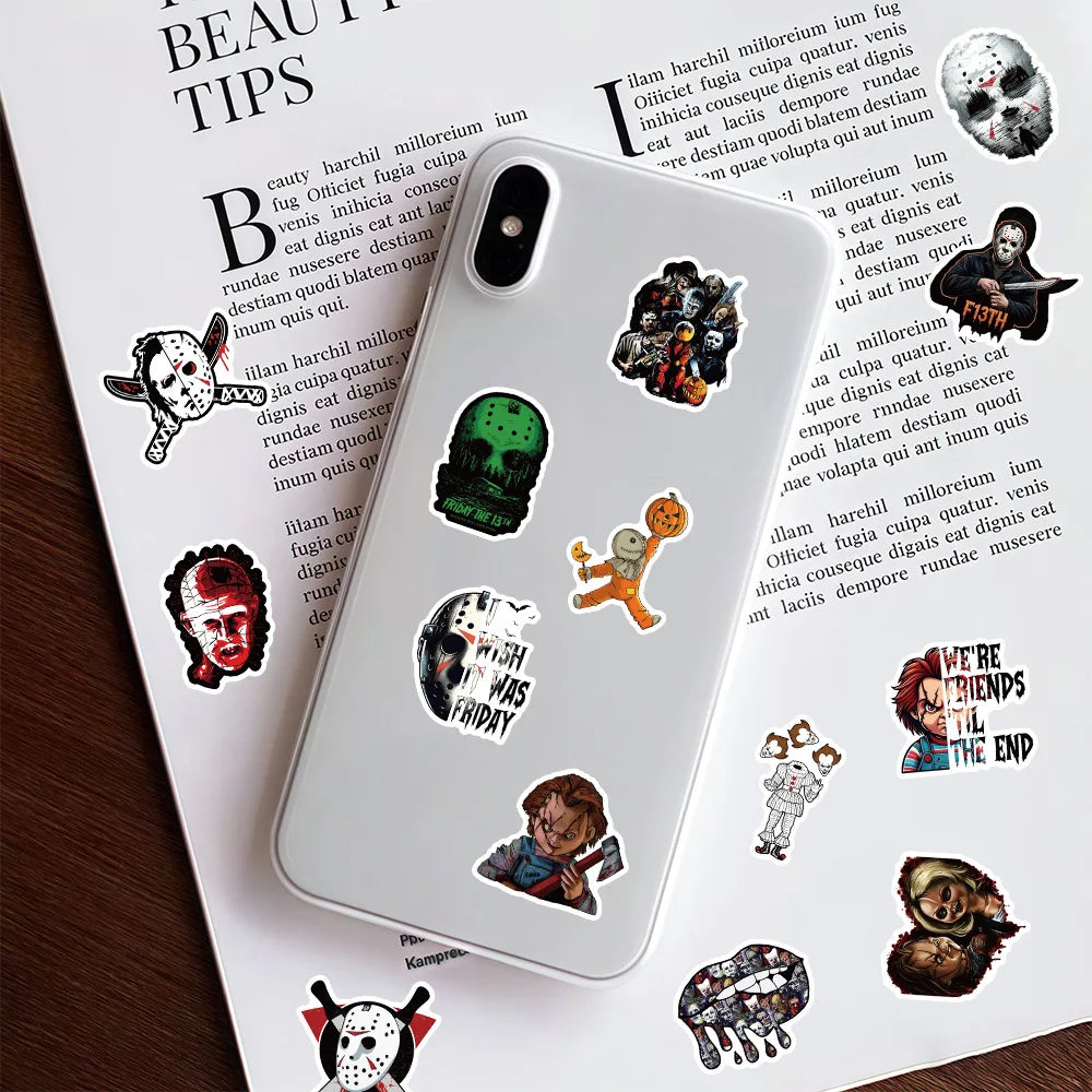 50PCS Halloween Horror Character Stickers