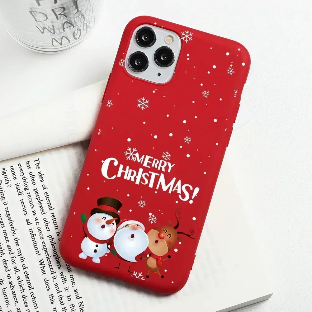 Cartoon Christmas Phone Case For iPhone