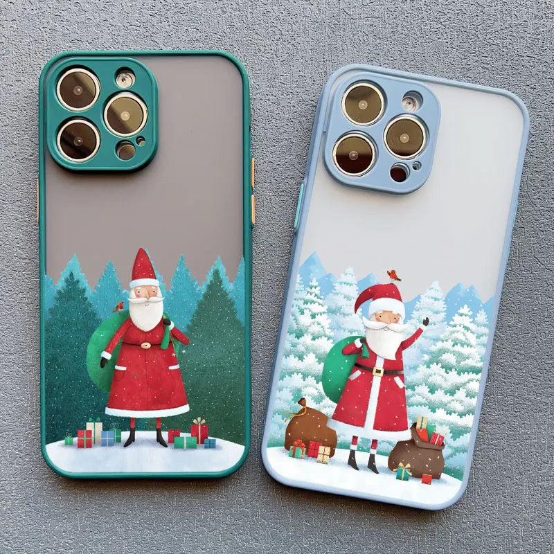 Luxury Cartoon Christmas Phone Cases for IPhone