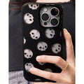 Halloween Lovely Skeleton Phone Case For iPhone 16 14 13 12 11 PRO MAX 14 15 16 PLUS Inche Cool Girl Y2K Shockproof Phone Cases