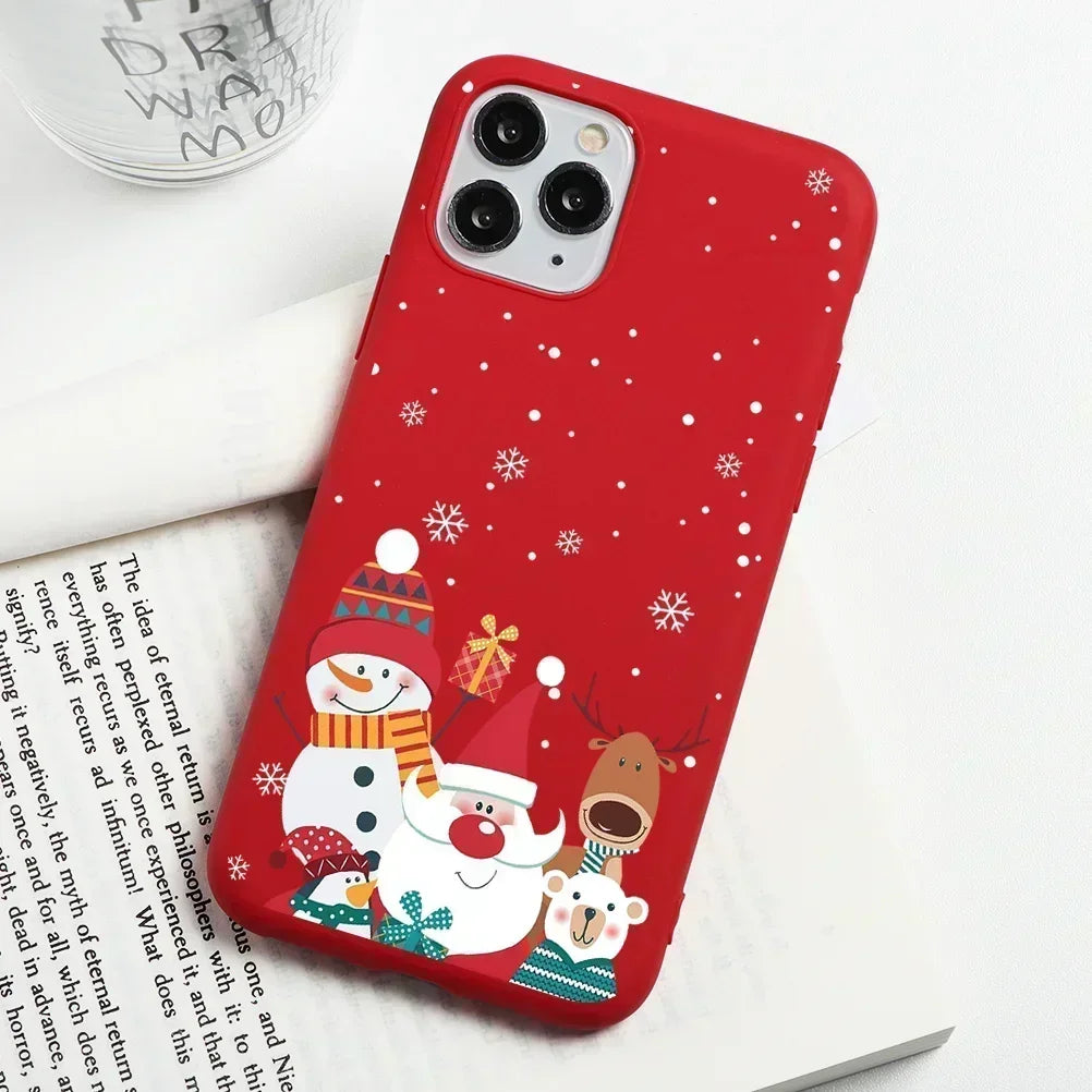 Cartoon Christmas Phone Case For iPhone