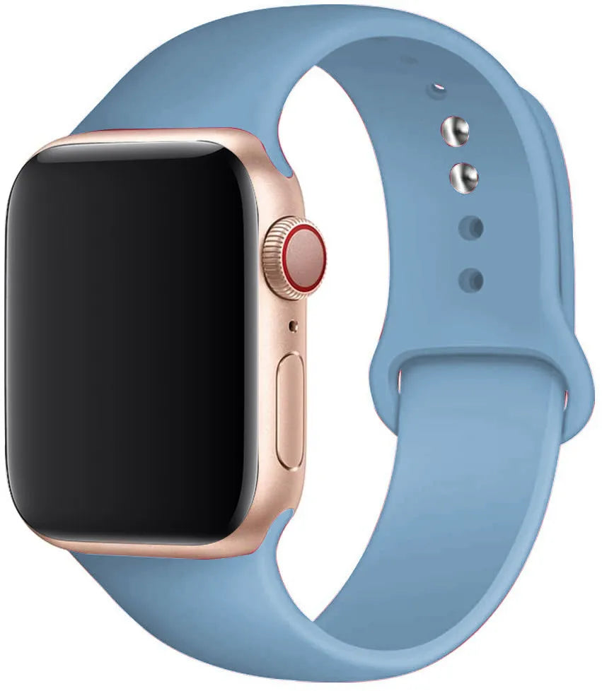 Silicone band For Apple Watch strap 44mm 49mm 40mm 41mm 46mm 42mm 45mm 38mm sports bracelet iWatch series 10 9 8 7 5 SE ultra 2