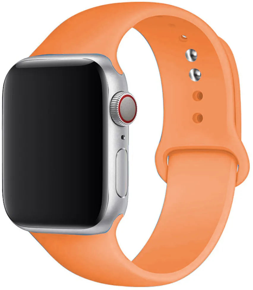Silicone Strap For Apple Watch Bands 45mm 44mm 40mm 41mm 49mm 42mm 46mm Sport bracelet iwatch series se 6 7 8 9 10 11 Ultra 3 2