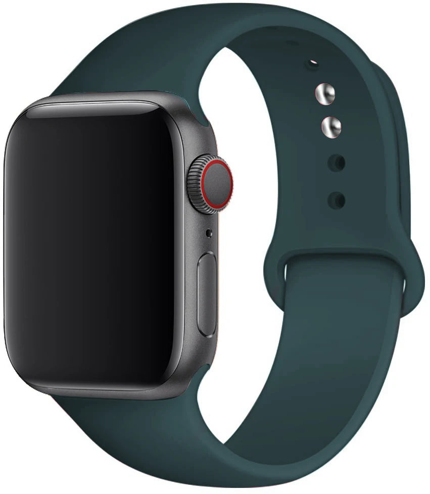 Silicone strap For Apple Watch band 44mm 40mm 49mm 45mm 41mm 38mm 42mm correa belt bracelet iWatch series 9 8 7 6 5 3 SE ultra 2