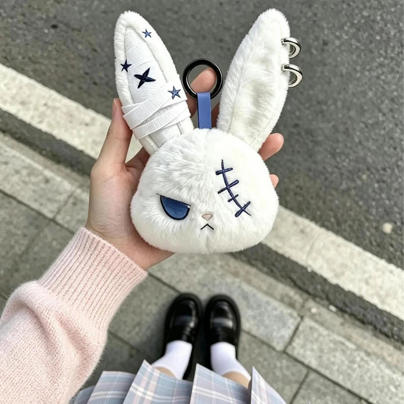 Dark Bunny and Rabbit Charms for Bag