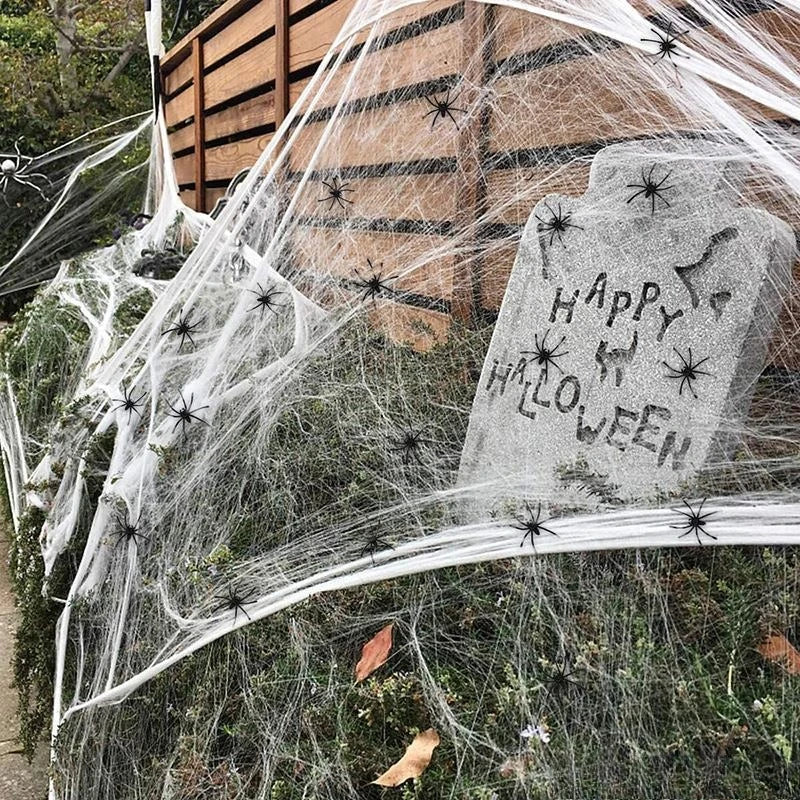 Artificial Spider Web for Halloween