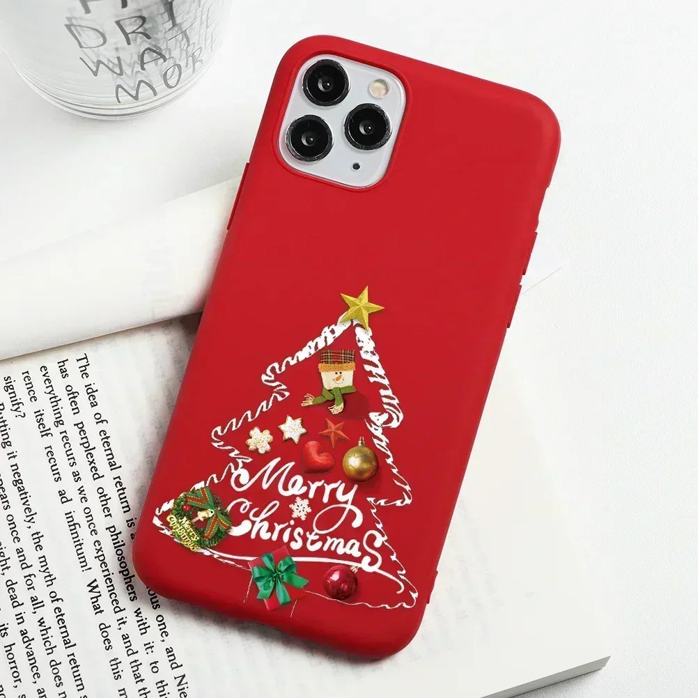 Cartoon Christmas Phone Case For iPhone