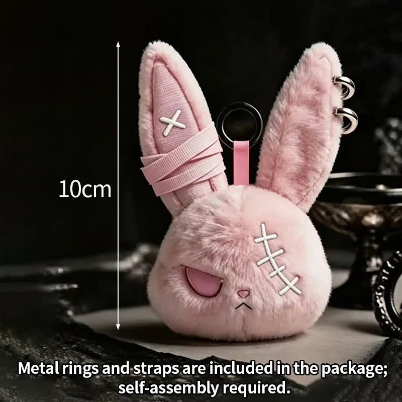 Dark Bunny and Rabbit Charms for Bag