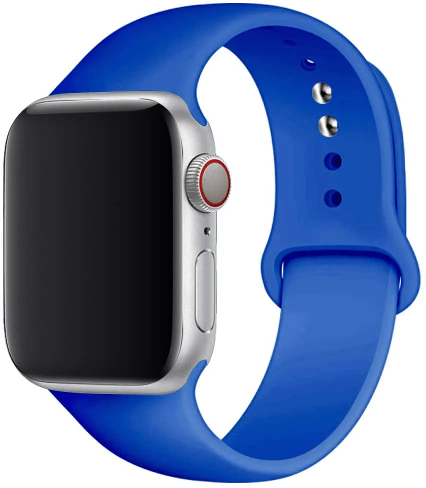 Silicone strap For Apple Watch band 44mm 40mm 49mm 45mm 41mm 38mm 42mm correa belt bracelet iWatch series 9 8 7 6 5 3 SE ultra 2