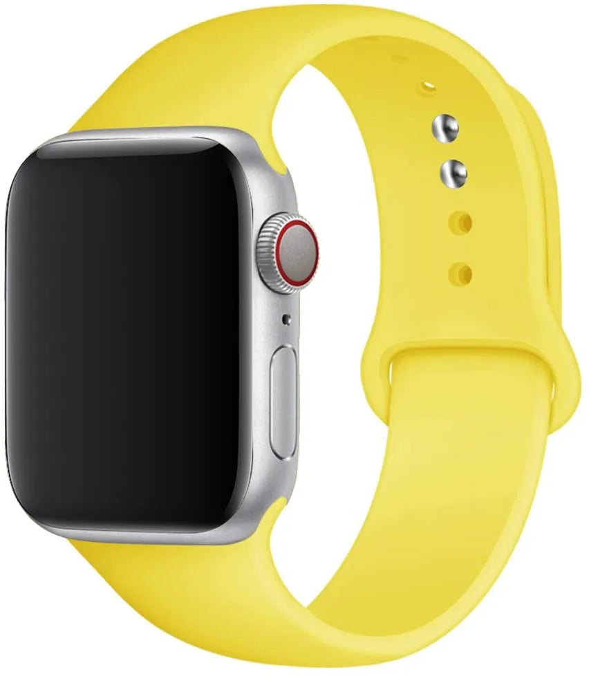 Silicone strap For Apple Watch band 44mm 40mm 49mm 45mm 41mm 38mm 42mm correa belt bracelet iWatch series 9 8 7 6 5 3 SE ultra 2