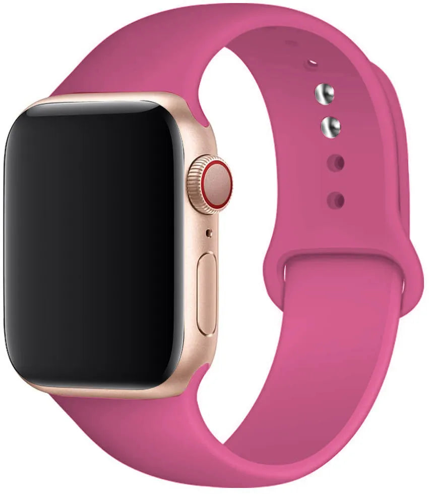 Silicone Strap For Apple Watch Bands 45mm 44mm 40mm 41mm 49mm 42mm 46mm Sport bracelet iwatch series se 6 7 8 9 10 11 Ultra 3 2