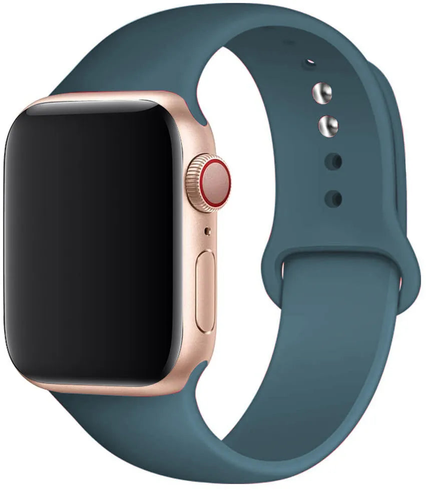 Silicone band For Apple Watch strap 44mm 49mm 40mm 41mm 46mm 42mm 45mm 38mm sports bracelet iWatch series 10 9 8 7 5 SE ultra 2