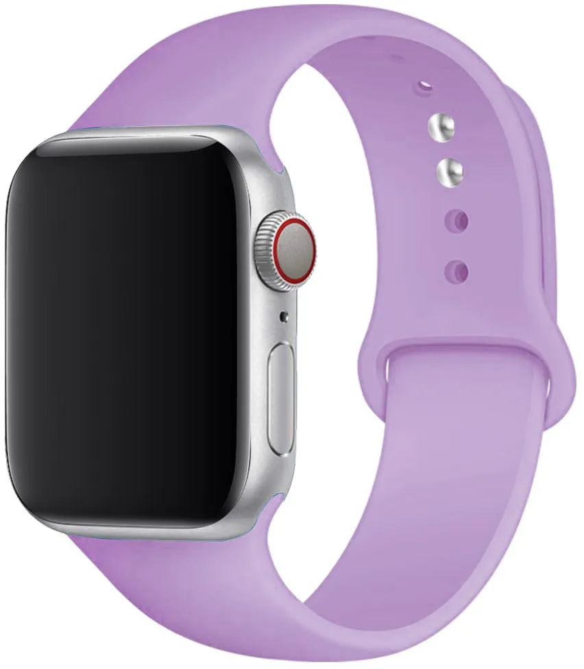 Silicone strap For Apple Watch band 44mm 40mm 49mm 45mm 41mm 38mm 42mm correa belt bracelet iWatch series 9 8 7 6 5 3 SE ultra 2