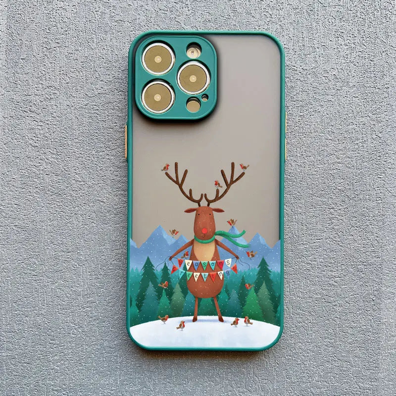 Luxury Cartoon Christmas Phone Cases for IPhone