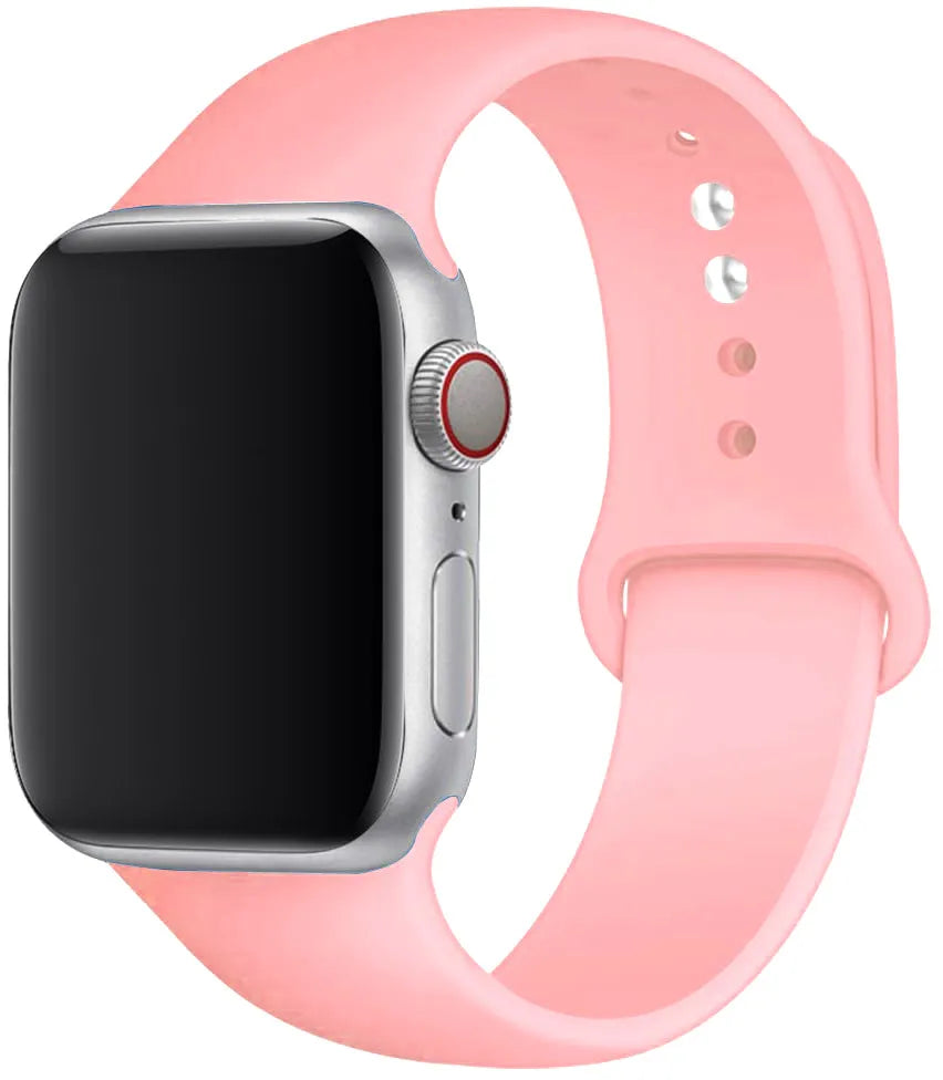 Silicone strap For Apple Watch band 44mm 40mm 49mm 45mm 41mm 38mm 42mm correa belt bracelet iWatch series 9 8 7 6 5 3 SE ultra 2