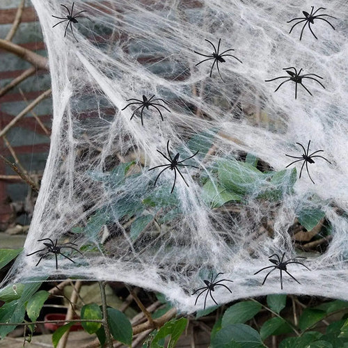 Artificial Spider Web for Halloween