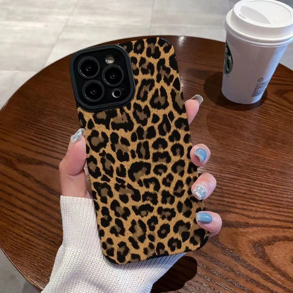 Leopard Pattern Silicone Case For iPhone
