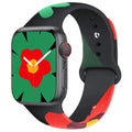 Silicone band For Apple Watch strap 44mm 49mm 40mm 41mm 46mm 42mm 45mm 38mm sports bracelet iWatch series 10 9 8 7 5 SE ultra 2