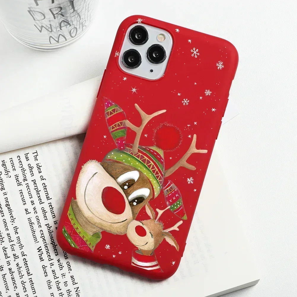 Cartoon Christmas Phone Case For iPhone