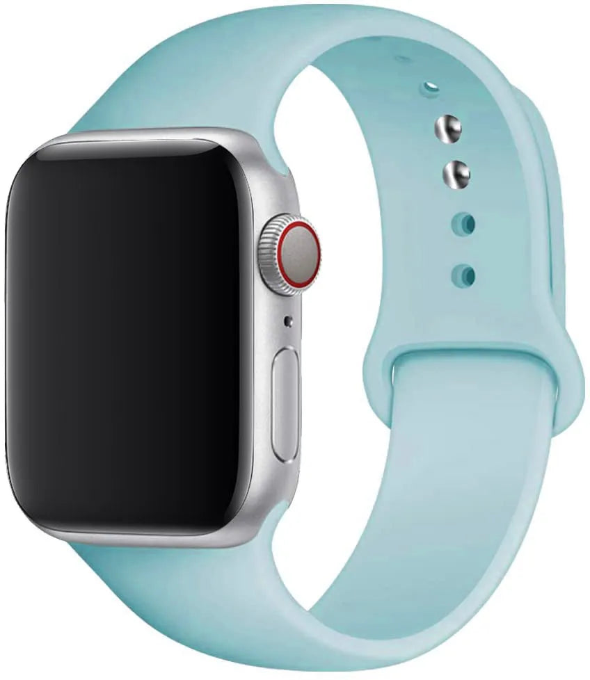 Silicone band For Apple Watch strap 44mm 49mm 40mm 41mm 46mm 42mm 45mm 38mm sports bracelet iWatch series 10 9 8 7 5 SE ultra 2