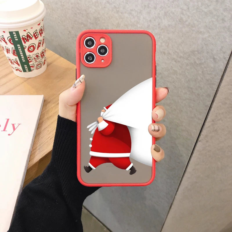 Luxury Cartoon Christmas Phone Cases for IPhone