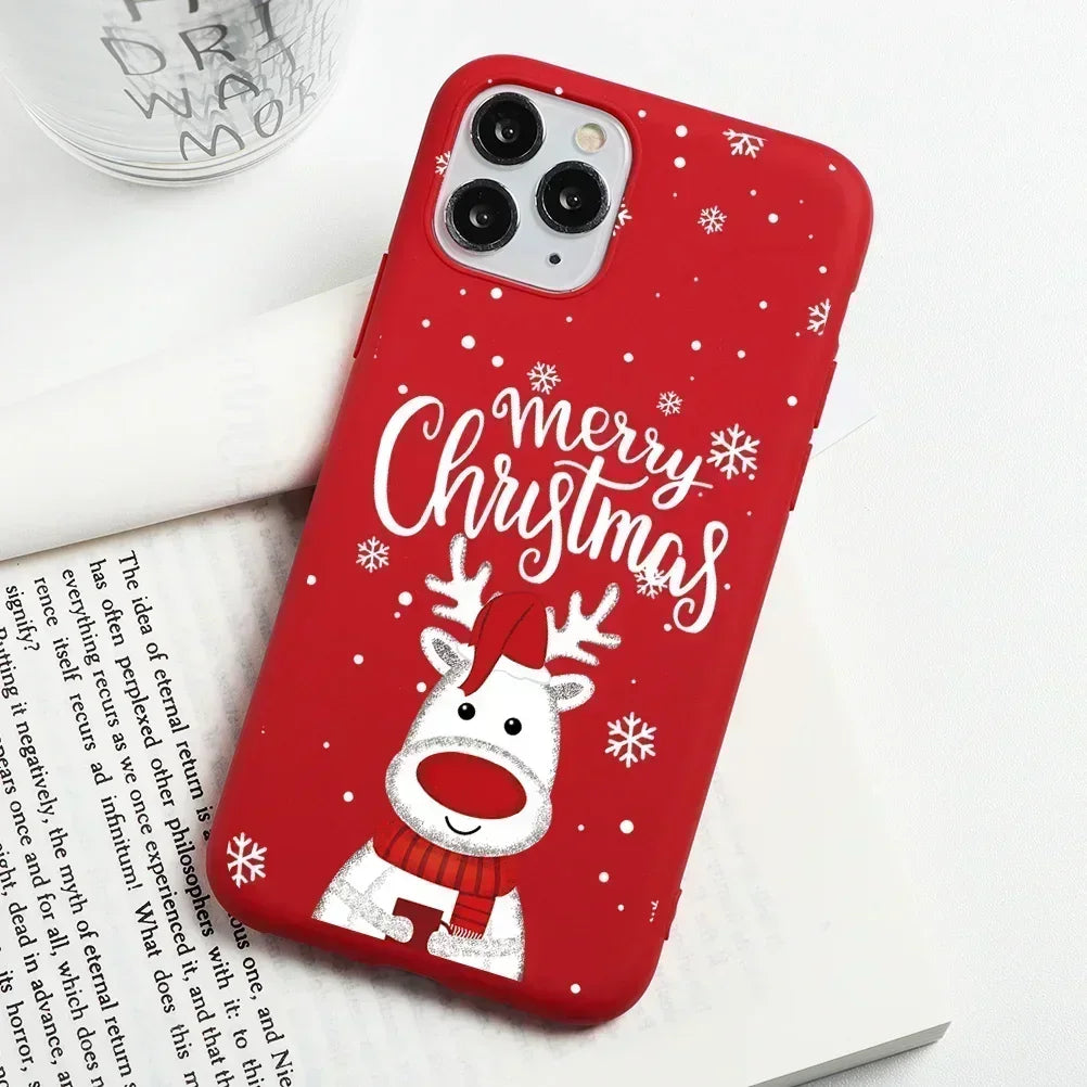 Cartoon Christmas Phone Case For iPhone