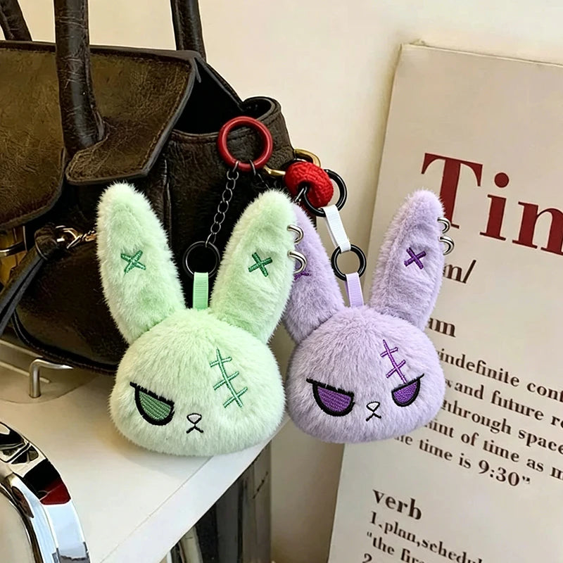 Dark Bunny and Rabbit Charms for Bag