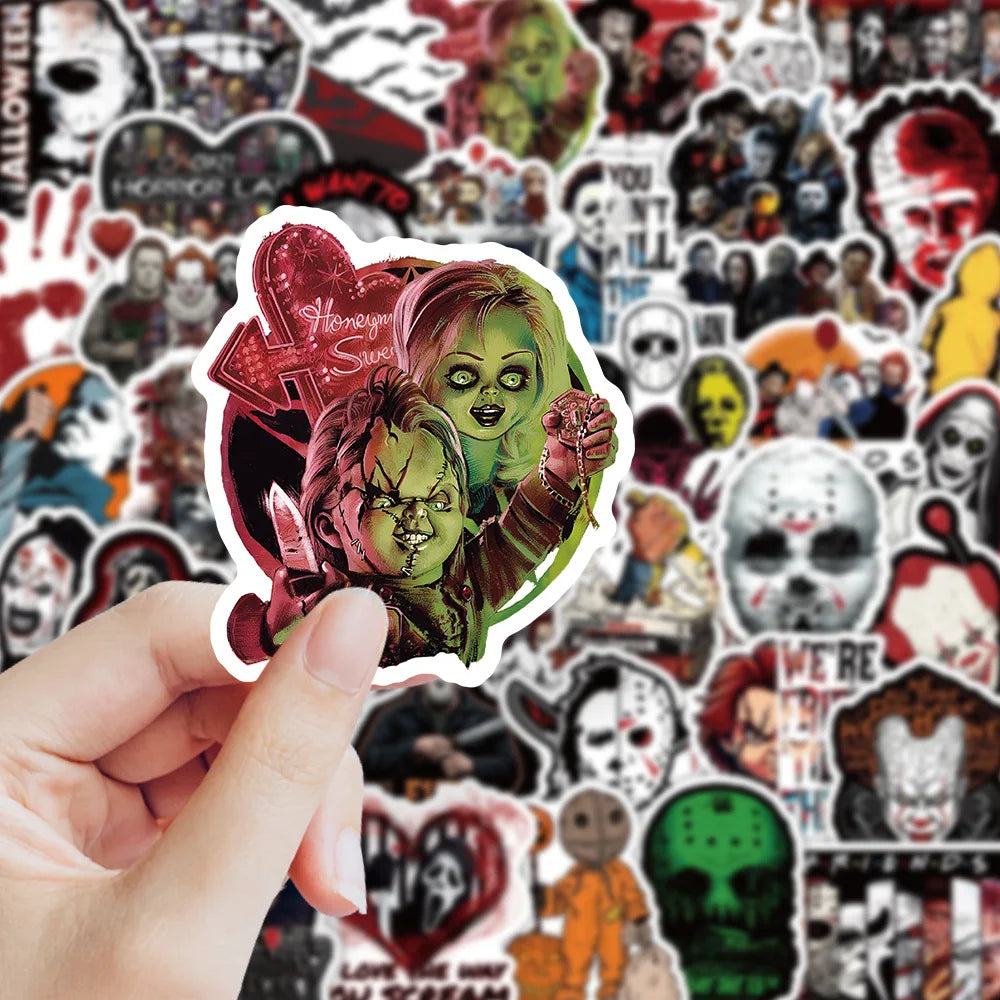 50PCS Halloween Horror Character Stickers