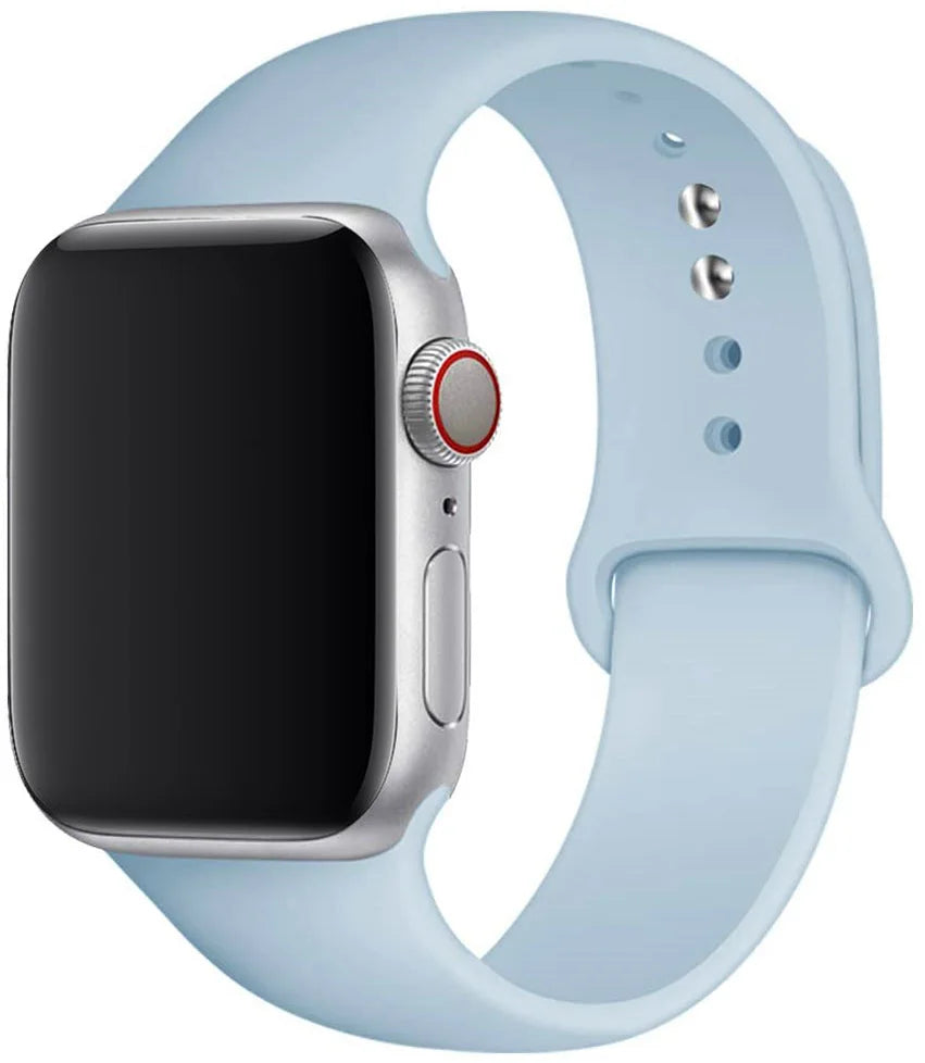 Silicone Strap For Apple Watch Bands 45mm 44mm 40mm 41mm 49mm 42mm 46mm Sport bracelet iwatch series se 6 7 8 9 10 11 Ultra 3 2