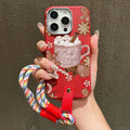 Christmas Warm Winter Coffee Phone Case For iPhone
