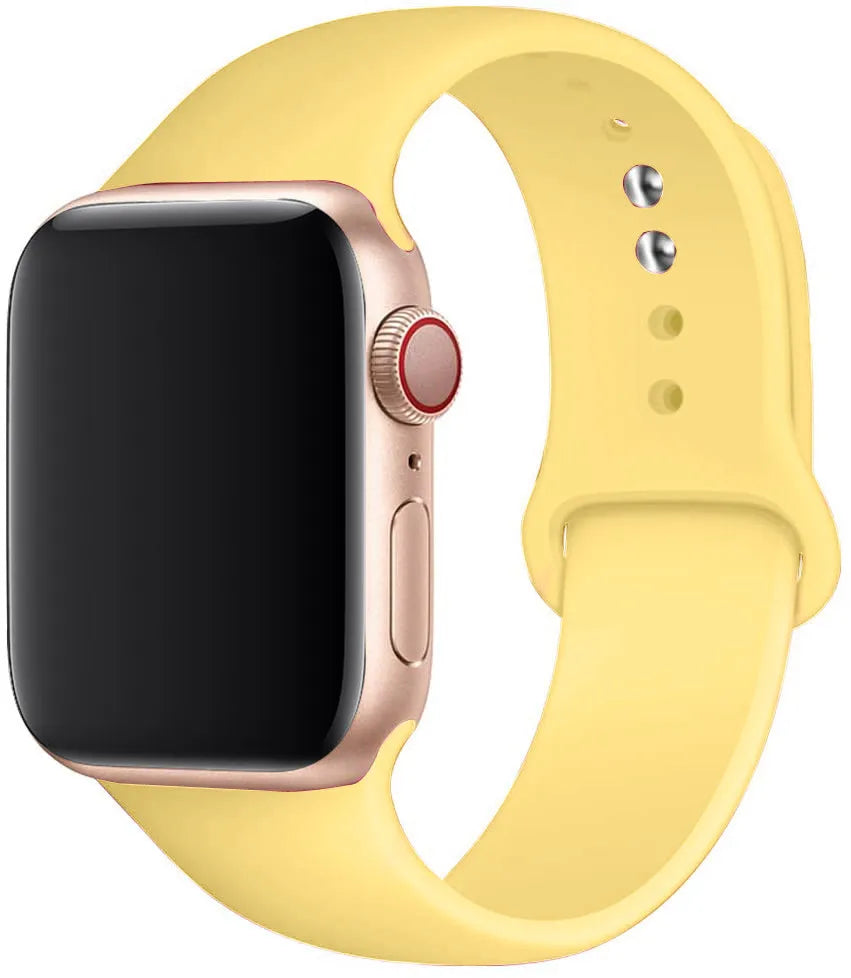 Silicone strap For Apple Watch band 44mm 40mm 49mm 45mm 41mm 38mm 42mm correa belt bracelet iWatch series 9 8 7 6 5 3 SE ultra 2
