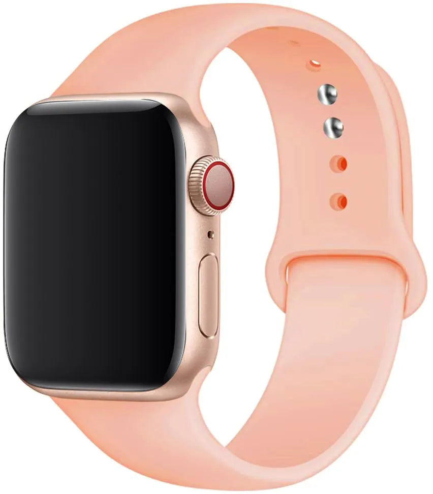 Silicone Strap For Apple Watch Bands 45mm 44mm 40mm 41mm 49mm 42mm 46mm Sport bracelet iwatch series se 6 7 8 9 10 11 Ultra 3 2