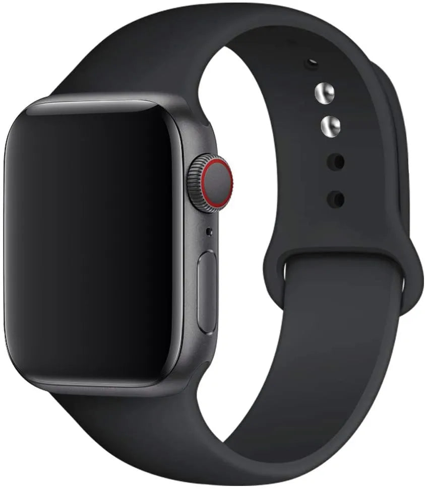 Silicone Strap For Apple Watch Bands 45mm 44mm 40mm 41mm 49mm 42mm 46mm Sport bracelet iwatch series se 6 7 8 9 10 11 Ultra 3 2