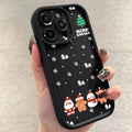 Christmas and Santa Elk Phone Case For iPhone