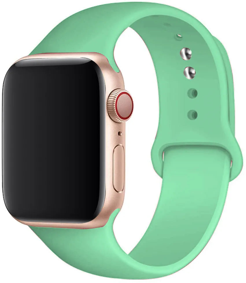 Silicone strap For Apple Watch band 44mm 40mm 49mm 45mm 41mm 38mm 42mm correa belt bracelet iWatch series 9 8 7 6 5 3 SE ultra 2