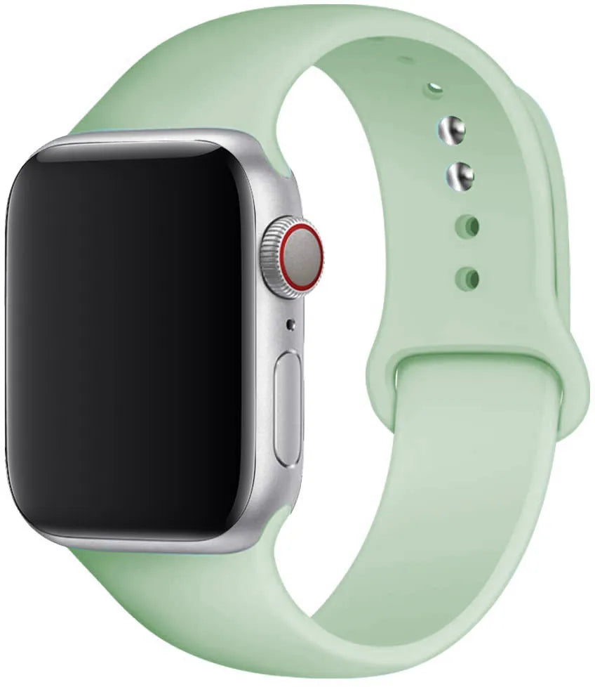 Silicone Strap For Apple Watch Bands 45mm 44mm 40mm 41mm 49mm 42mm 46mm Sport bracelet iwatch series se 6 7 8 9 10 11 Ultra 3 2