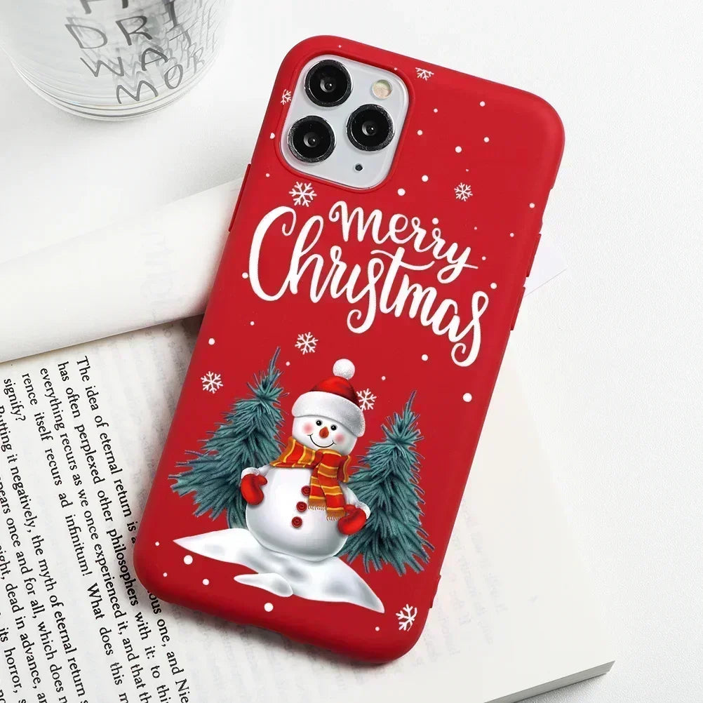 Cartoon Christmas Phone Case For iPhone