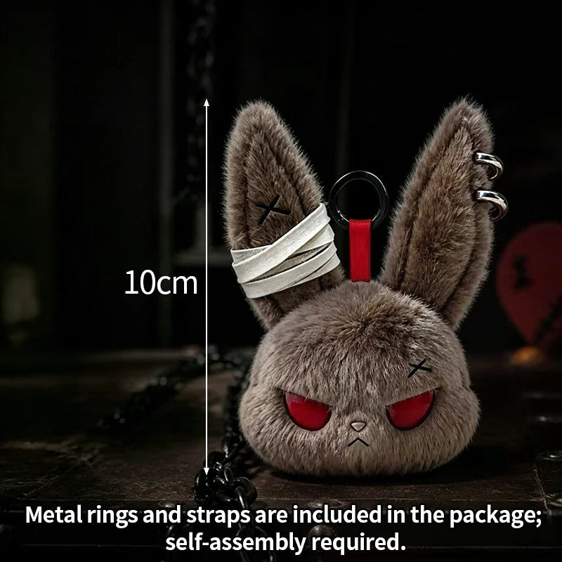 Dark Bunny and Rabbit Charms for Bag