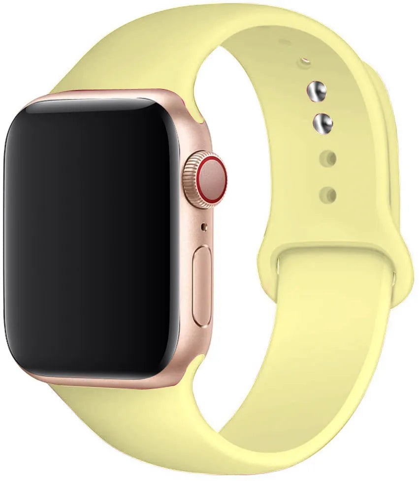 Silicone band For Apple Watch strap 44mm 49mm 40mm 41mm 46mm 42mm 45mm 38mm sports bracelet iWatch series 10 9 8 7 5 SE ultra 2