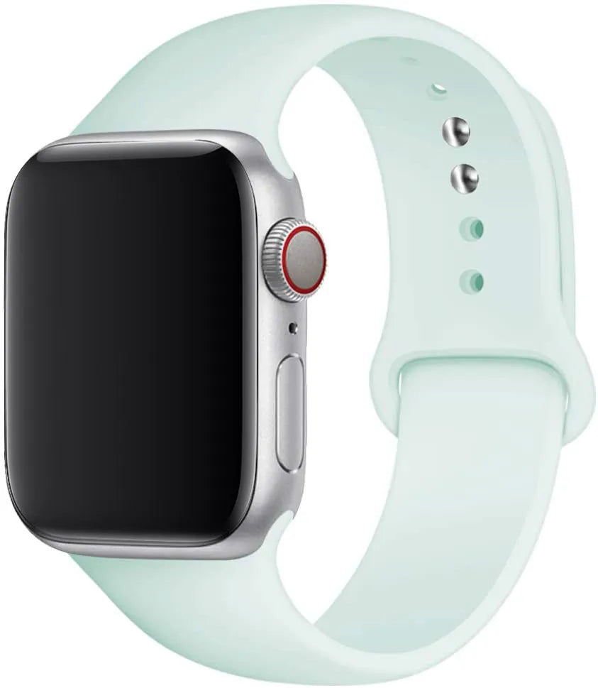 Silicone band For Apple Watch strap 44mm 49mm 40mm 41mm 46mm 42mm 45mm 38mm sports bracelet iWatch series 10 9 8 7 5 SE ultra 2