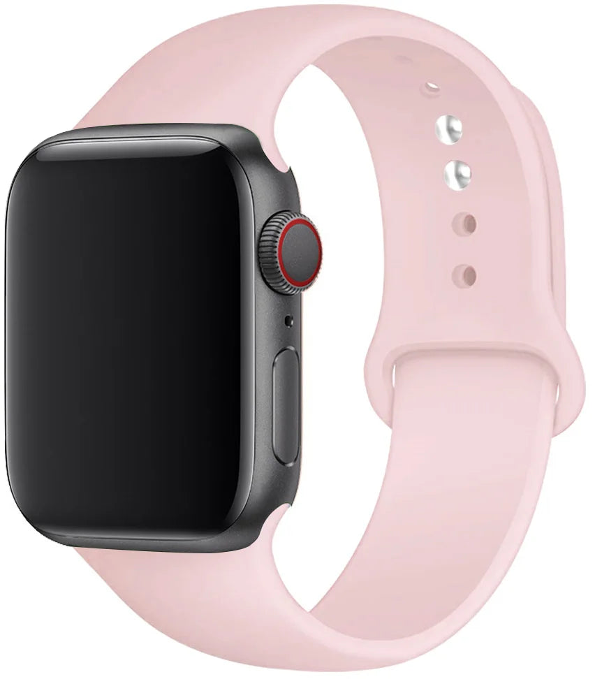 Silicone Strap For Apple Watch Bands 45mm 44mm 40mm 41mm 49mm 42mm 46mm Sport bracelet iwatch series se 6 7 8 9 10 11 Ultra 3 2