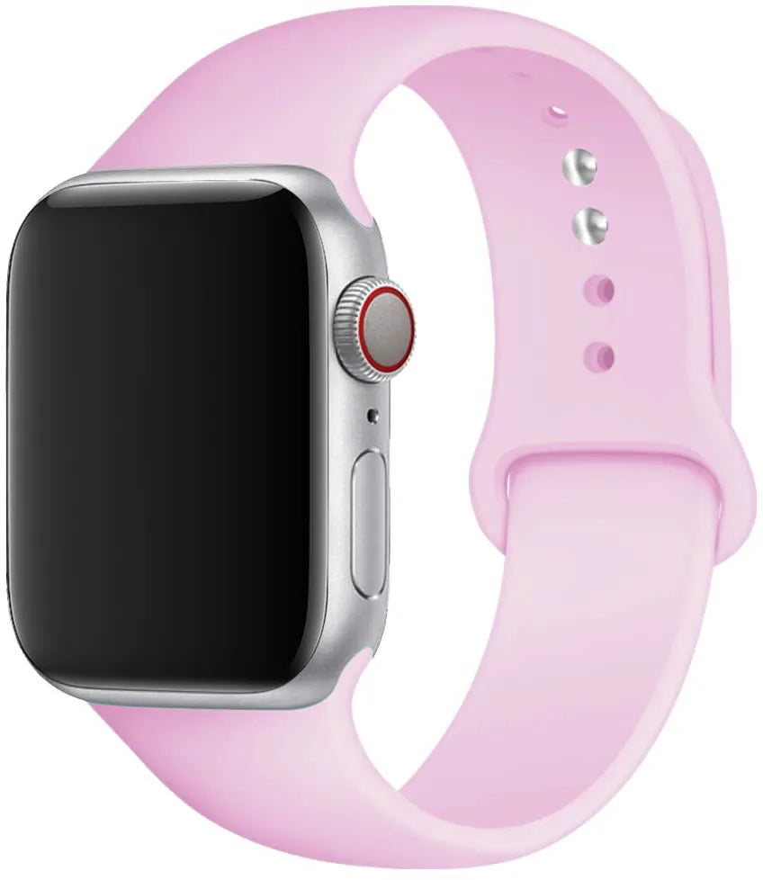 Silicone band For Apple Watch strap 44mm 49mm 40mm 41mm 46mm 42mm 45mm 38mm sports bracelet iWatch series 10 9 8 7 5 SE ultra 2