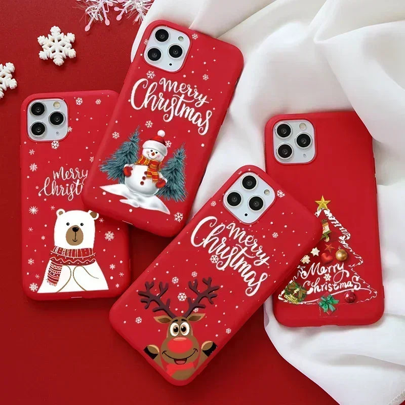 Cartoon Christmas Phone Case For iPhone