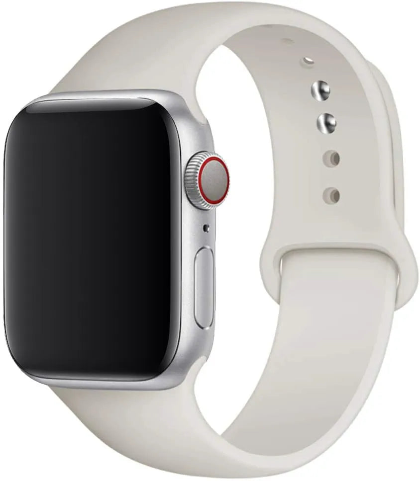 Silicone strap For Apple Watch band 44mm 40mm 49mm 45mm 41mm 38mm 42mm correa belt bracelet iWatch series 9 8 7 6 5 3 SE ultra 2