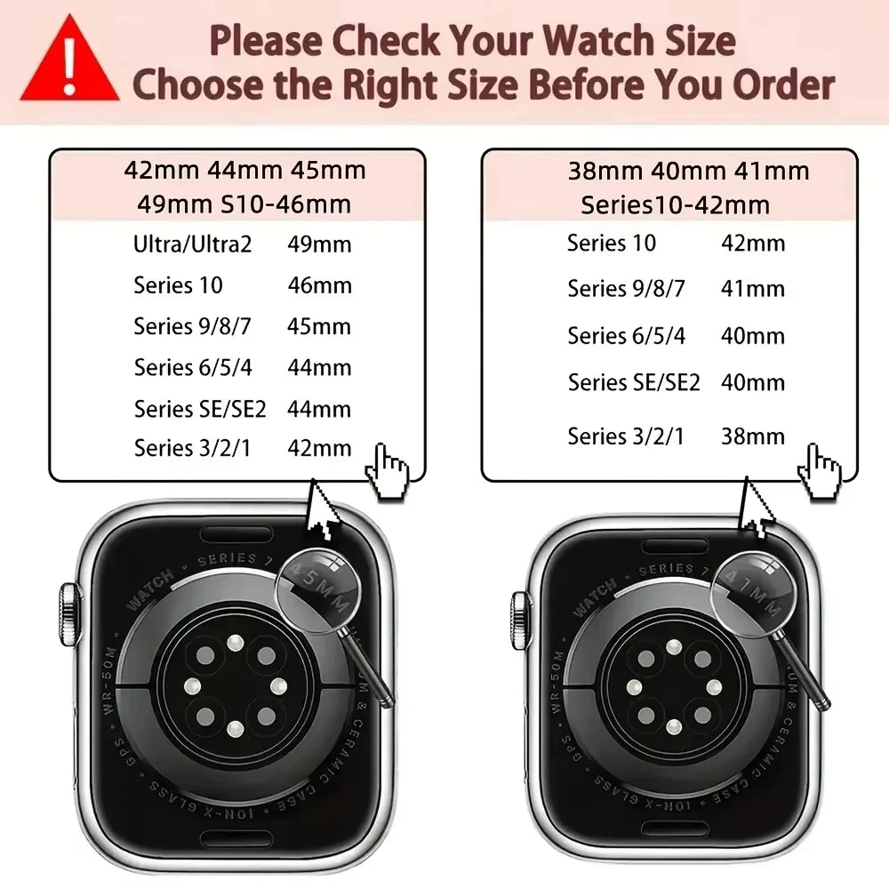 Silicone band For Apple Watch strap 44mm 49mm 40mm 41mm 46mm 42mm 45mm 38mm sports bracelet iWatch series 10 9 8 7 5 SE ultra 2