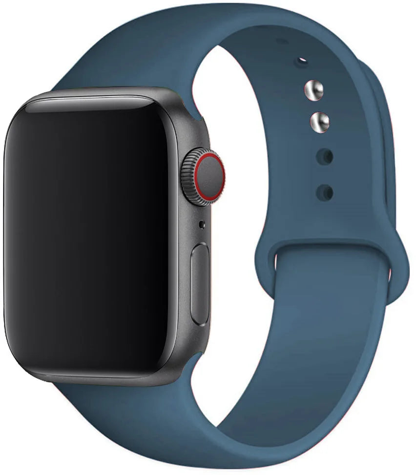Silicone Strap For Apple Watch Bands 45mm 44mm 40mm 41mm 49mm 42mm 46mm Sport bracelet iwatch series se 6 7 8 9 10 11 Ultra 3 2
