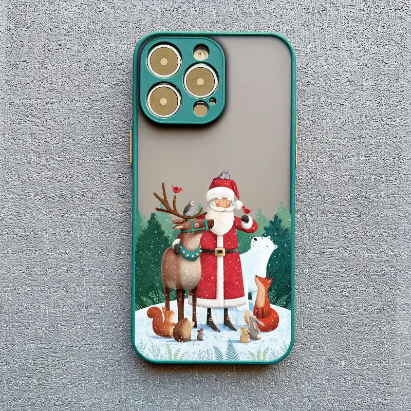 Luxury Cartoon Christmas Phone Cases for IPhone