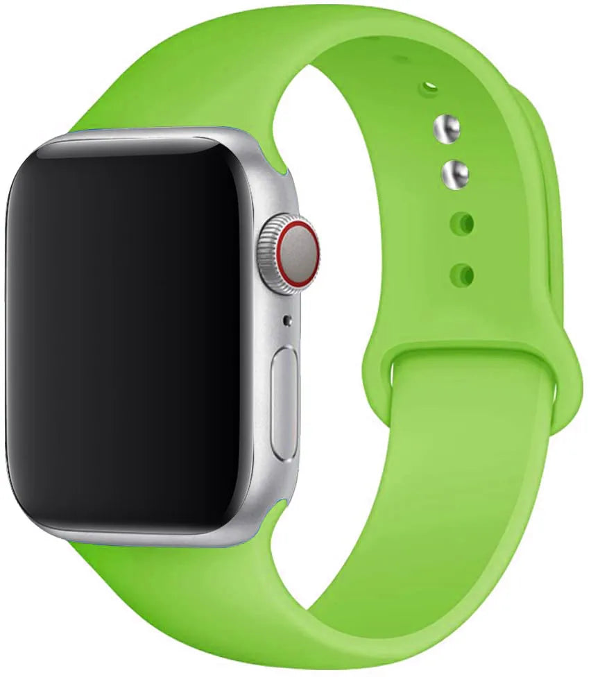 Silicone band For Apple Watch strap 44mm 49mm 40mm 41mm 46mm 42mm 45mm 38mm sports bracelet iWatch series 10 9 8 7 5 SE ultra 2